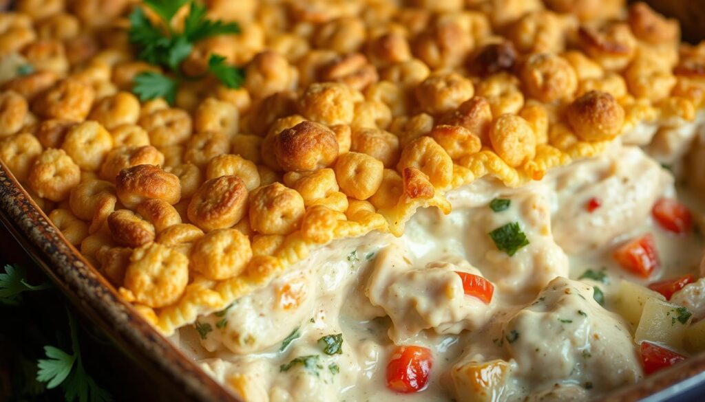 Ritz Cracker Topping for Chicken Casserole Ritz Cracker Topping for Chicken Casserole
